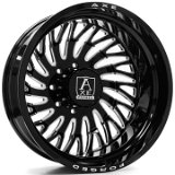 AXE AF10 FORGED Dually Gloss Black Milled Rear